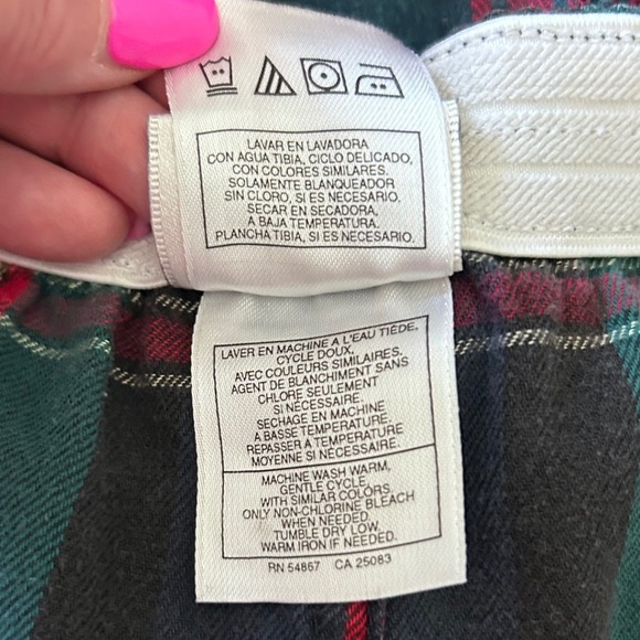 90s Disney Store Eeyore Medium Plaid Boxer Shorts Pajama Sleepwear Loungewear - Picture 6 of 6